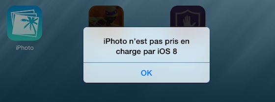 iOS 8 iPhoto Non Supporte