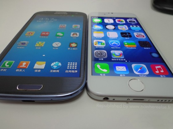 iPhone 6 Clone Chinois vs Galaxy S3