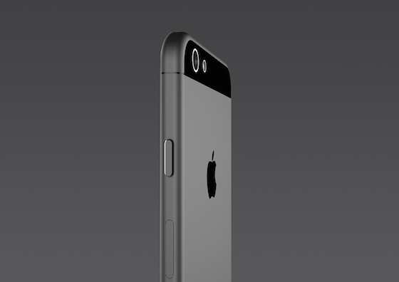 iPhone 6 Rendu 3D Juillet Cote Gris