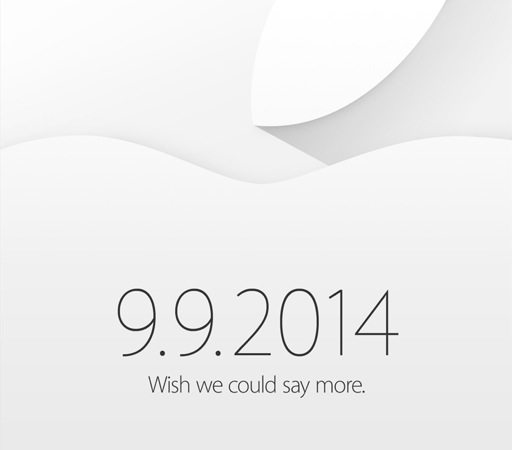 Invitation Keynote 9 Septembre 2014 Apple