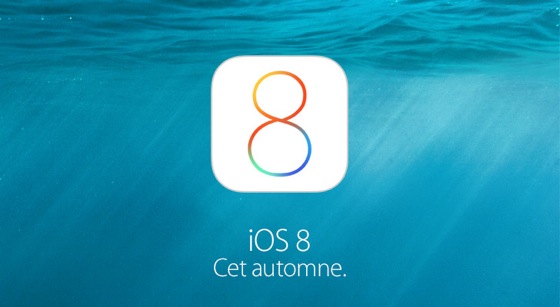 iOS 8 Cet Automne