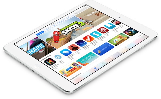 iPad Air iOS 8 App Store