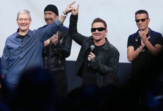 Tim Cook Bono U2 Keynote