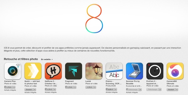 app store section ios 8