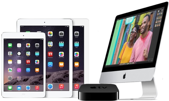 iPad Apple TV iMac