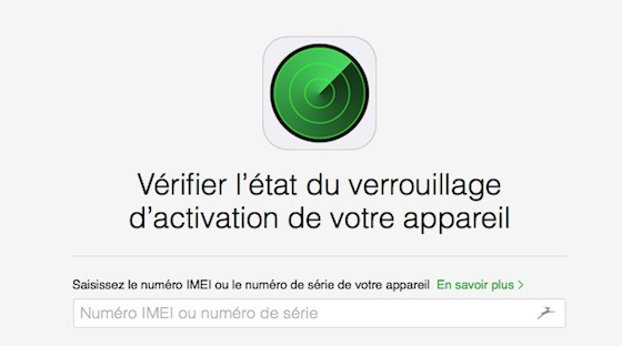 Apple Verifier Statut Verrouillage Activation 2