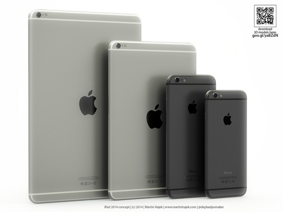 Concept Nouveaux iPad Design iPhone 6
