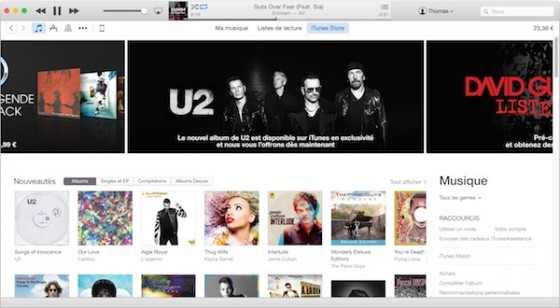 Nouveau Design iTunes Store iTunes 12