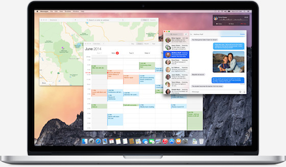 OS X Yosemite Design Interface