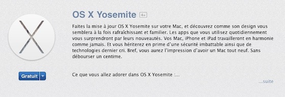 OS X Yosemite Disponible Mac App Store