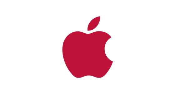 Apple Logo RED