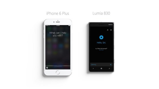 Publicite iPhone 6 Plus Siri Cortana