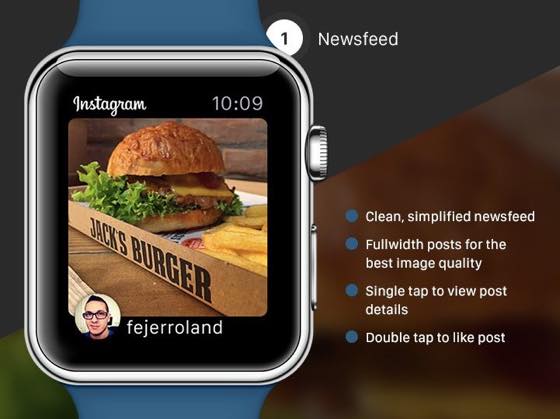 Instagram Concept Apple Watch 1