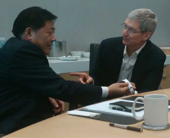 Tim Cook Ministre Chinois Apple Watch