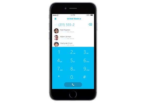 Skype iPhone Pave Numerique