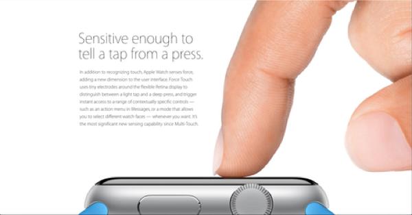 Apple Watch Force touch