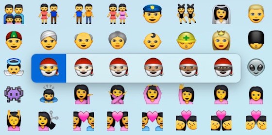 Emojis Diversifies OS X 10.10.3 Pere Noel