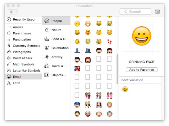 OS X 10.10.3 Beta Emoji Vide