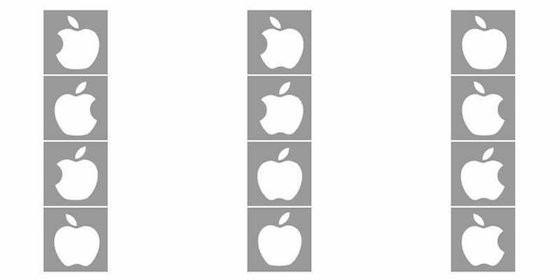 Differents Logos Apple