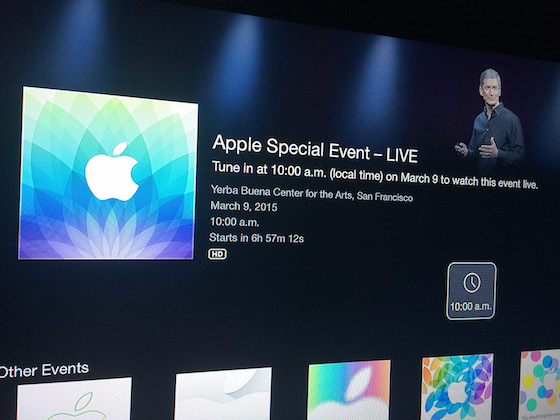 Keynote 9 Mars 2015 Apple Watch