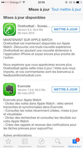 Premieres Applications Apple Watch