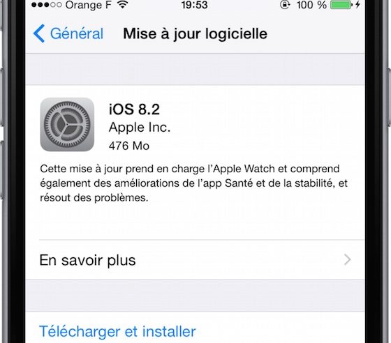 iOS 8.2 Disponible