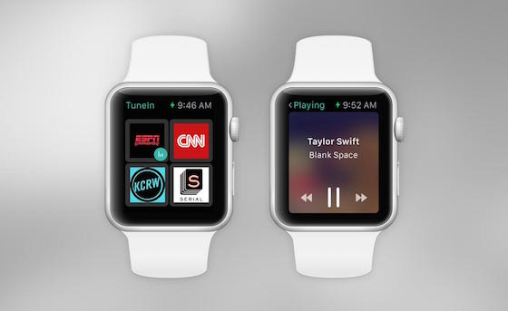 TuneIn Application Apple Watch