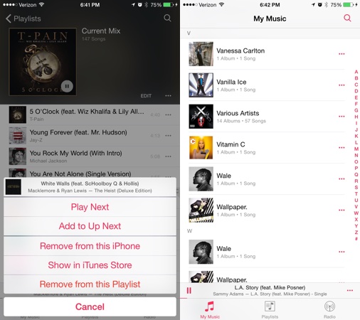 iOS 8.4 Beta Application Musique 3