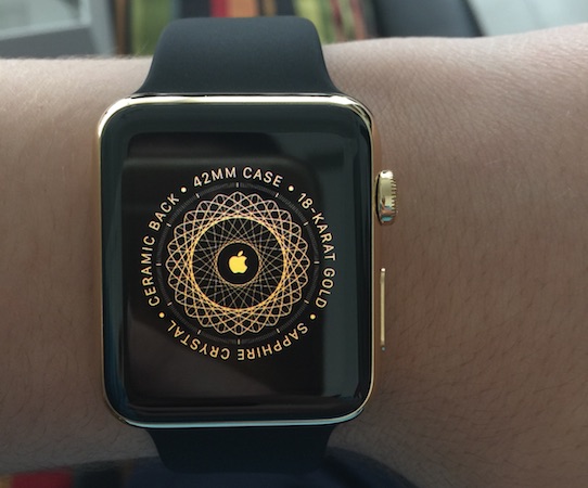 Apple Watch Edition Demarrage