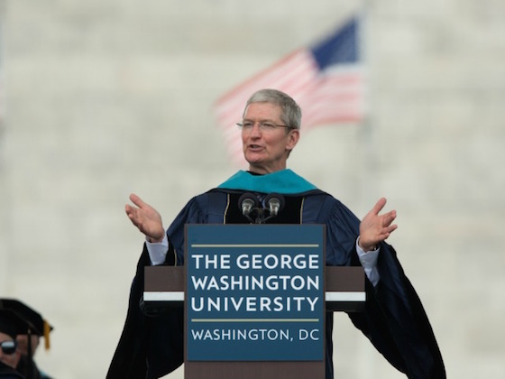 Tim Cook George Washington Universite Discours