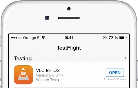 VLC 2.6 TestFlight Beta