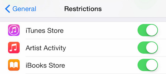 iOS 8.4 Beta 4 Artiste Activity Restriction