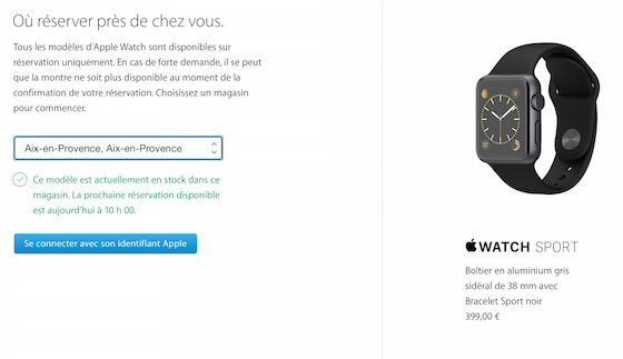 Apple Watch Reserver Achat Apple Store