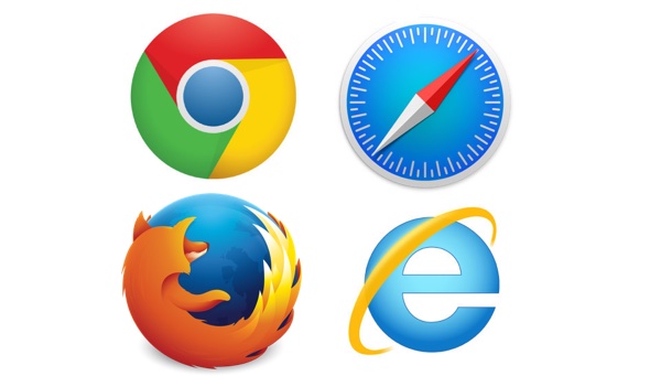 Chrome Safari Firefox Internet Explorer