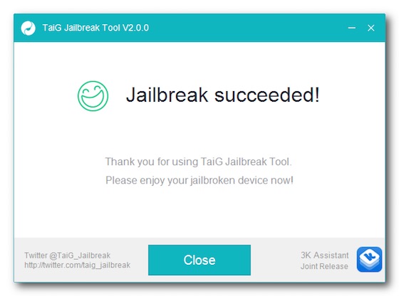 TaiG 2.0 Jailbreak iOS 8.3