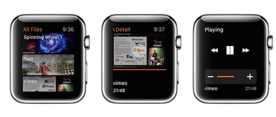VLC Application Apple Watch