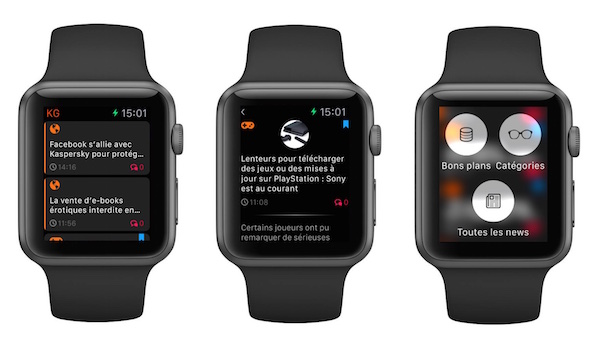 KultureGeek Application Apple Watch