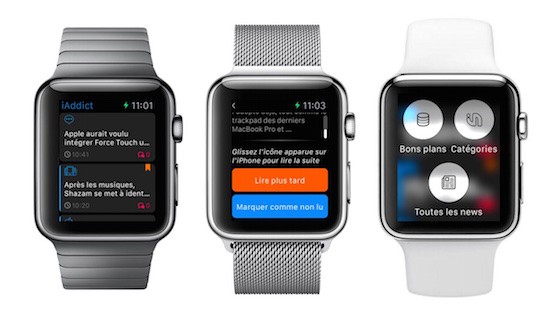 iAddict Application Apple Watch