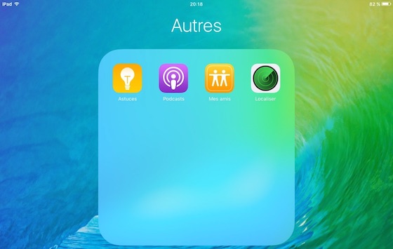 iOS 9 Dossier 4 x 4 iPad