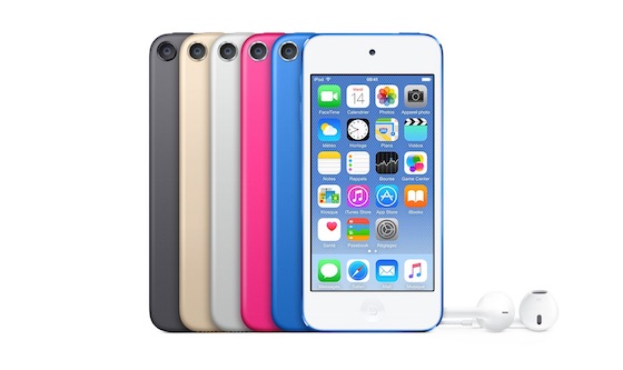 iPod touch 6 Gris Or Argent Rose Bleu