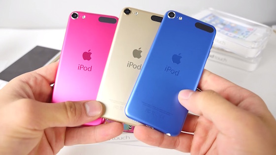 iPod touch 6 Rose Or Bleu