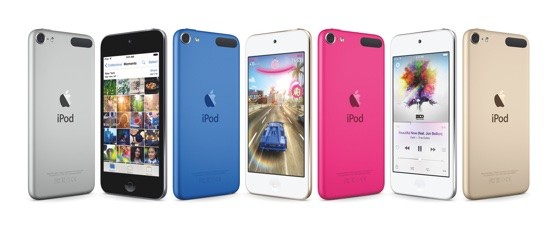 iPod touch 6G gris sidéral bleu or rose argent