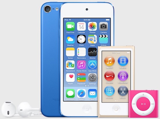 iTunes 12.2 iPod touch bleu iPod nano or iPod shuffle rose