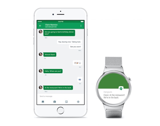 Android Wear iPhone iOS