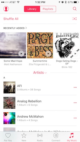 iOS 9 Beta 5 Musique Aleatoire
