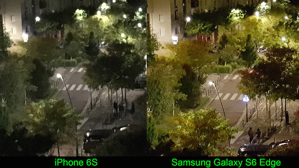 Appareil Photo iPhone 6s vs Galaxy S6 Edge