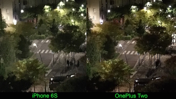 Appareil Photo iPhone 6s vs OnePlus Two