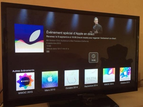 Apple TV Keynote Apple 09 2015