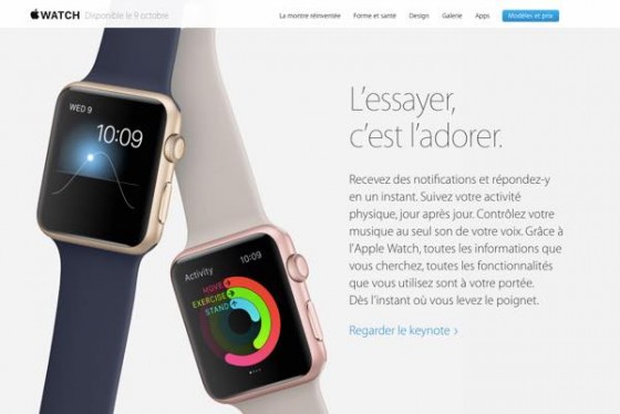 Apple watch belgique