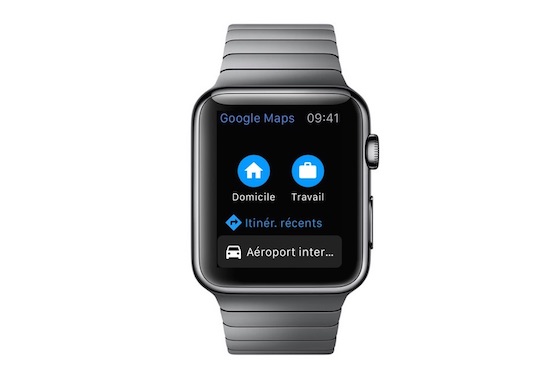 Google Maps Apple Watch